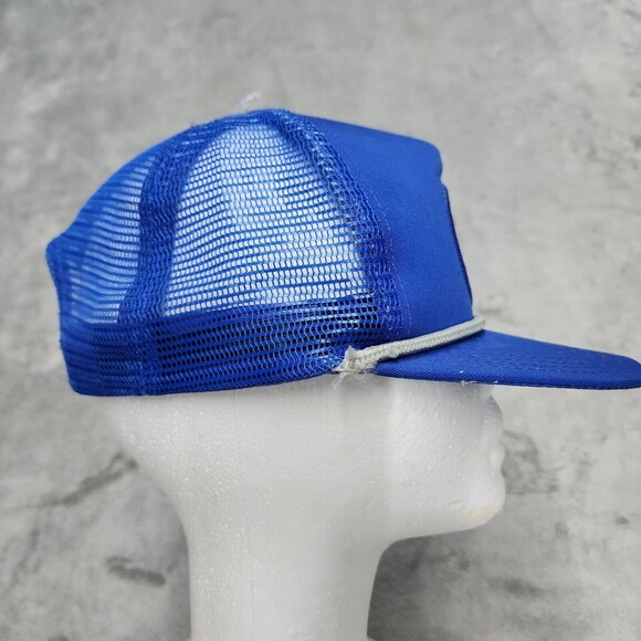 U.S. Air Force Blue Mesh Trucker Rope Hat Snapback Made In USA - Picture 5 of 9